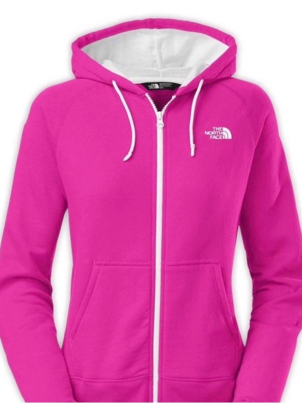 The North Face Women's Hot Pink Full-Zip Hoodie